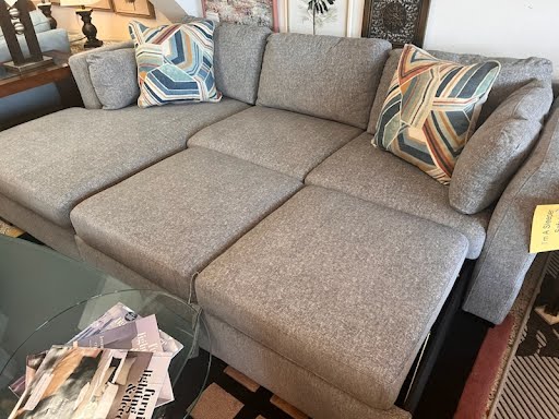 97" Gray Pop-Up Sleeper Sofa