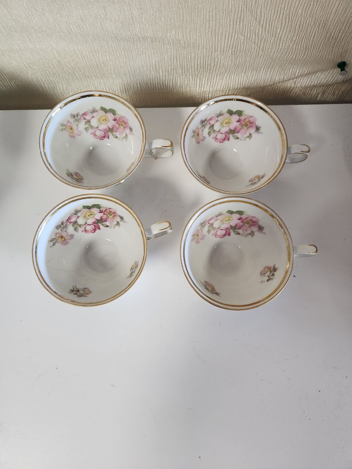 Footed Cup And Saucer China
