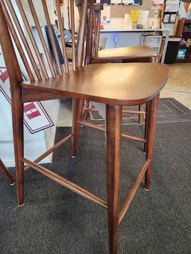 SET OF 3- POLY & BARK Counter Stool