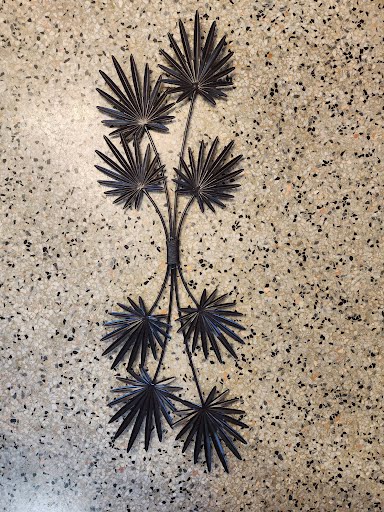 Wall Art Metal Palm Tree