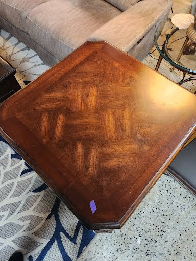 Dark Wood End Table