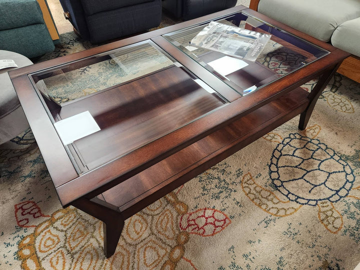 Coffee Table w. Glass Inserts