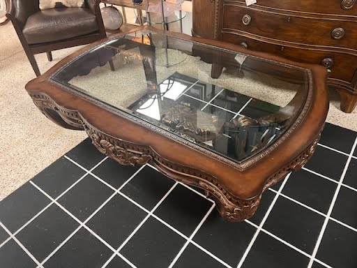 Coffee Table Brown Dark Large