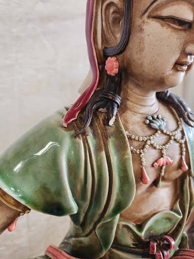 30H" Oriental Figure with Elephant