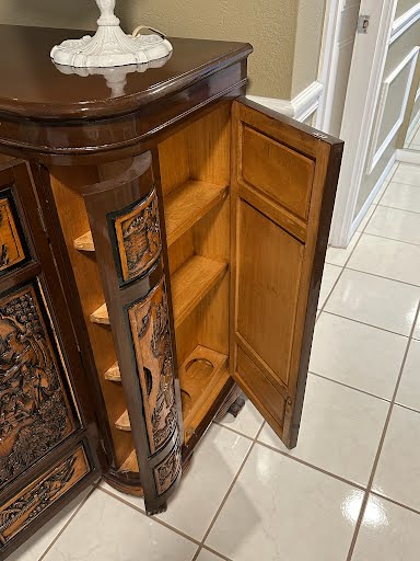 Carved Wood Buffet