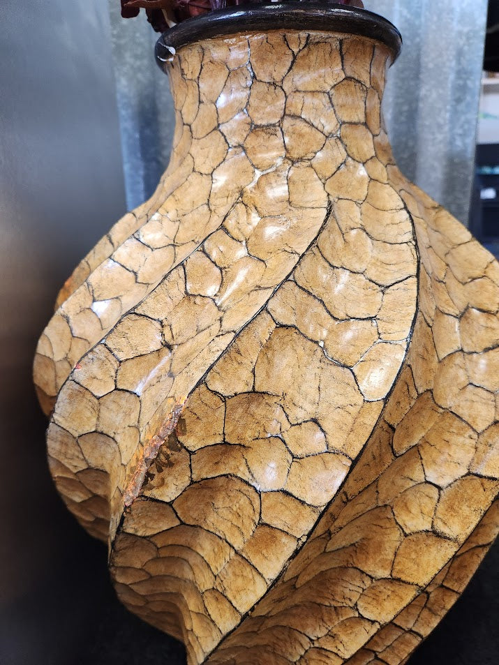 Decorative Crackle Vase