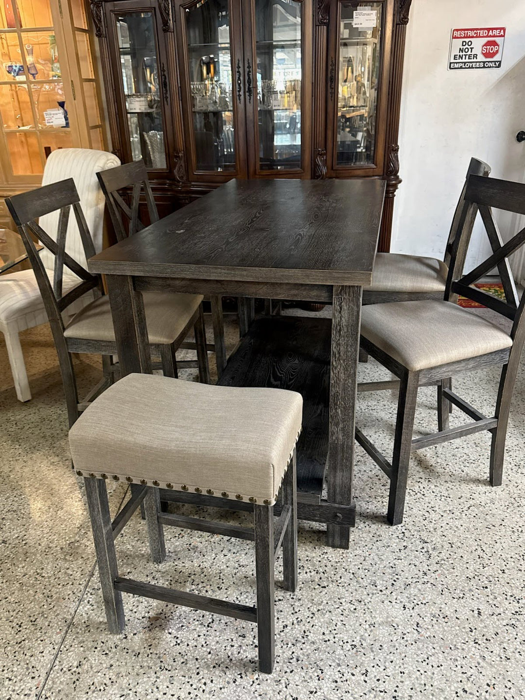 ACME Dark Wood Dining Table