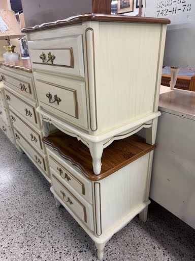 Two Tone French Bed Set