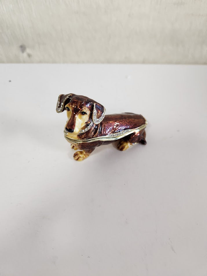 Small Dog trinket box