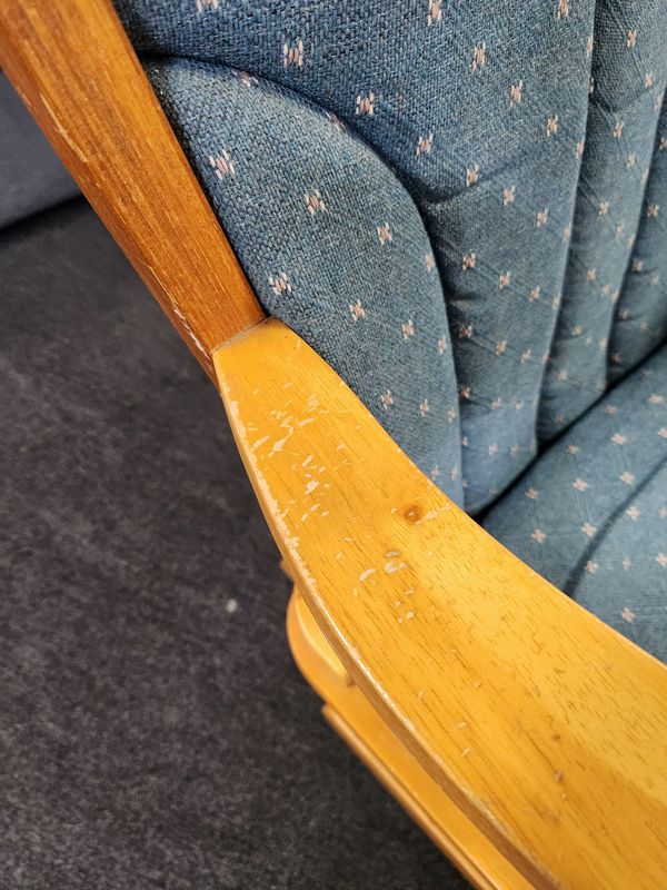 Wood Framed Glider Rocker