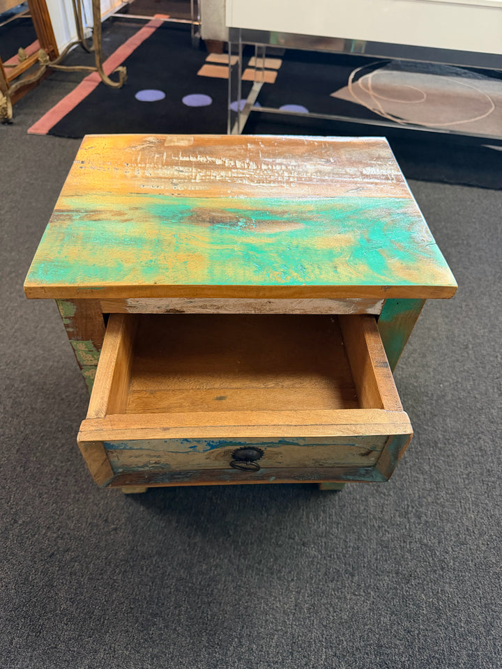 Vidaxl Reclaimed Wood Nightstand