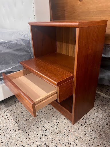 Set of Two | 20x17 MCM Teak Night Stands