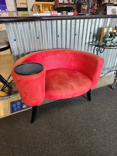 Curved Upholstery Chair