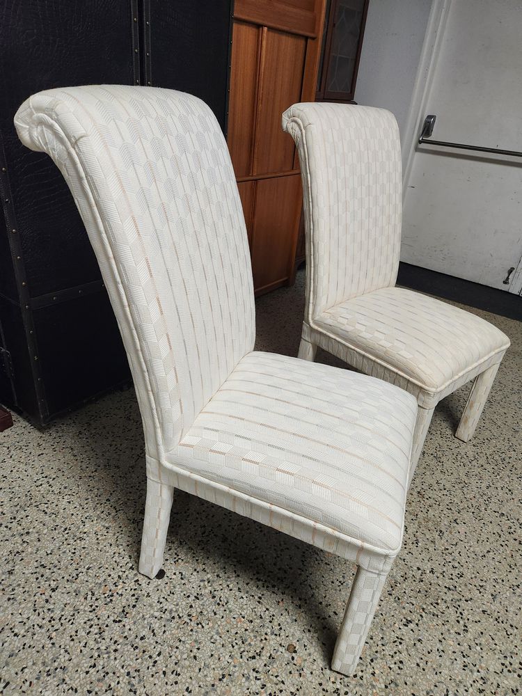 SET OF 2 | Upholstered Parson Chairs