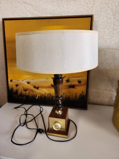 Mid Century Atomic Table Lamp