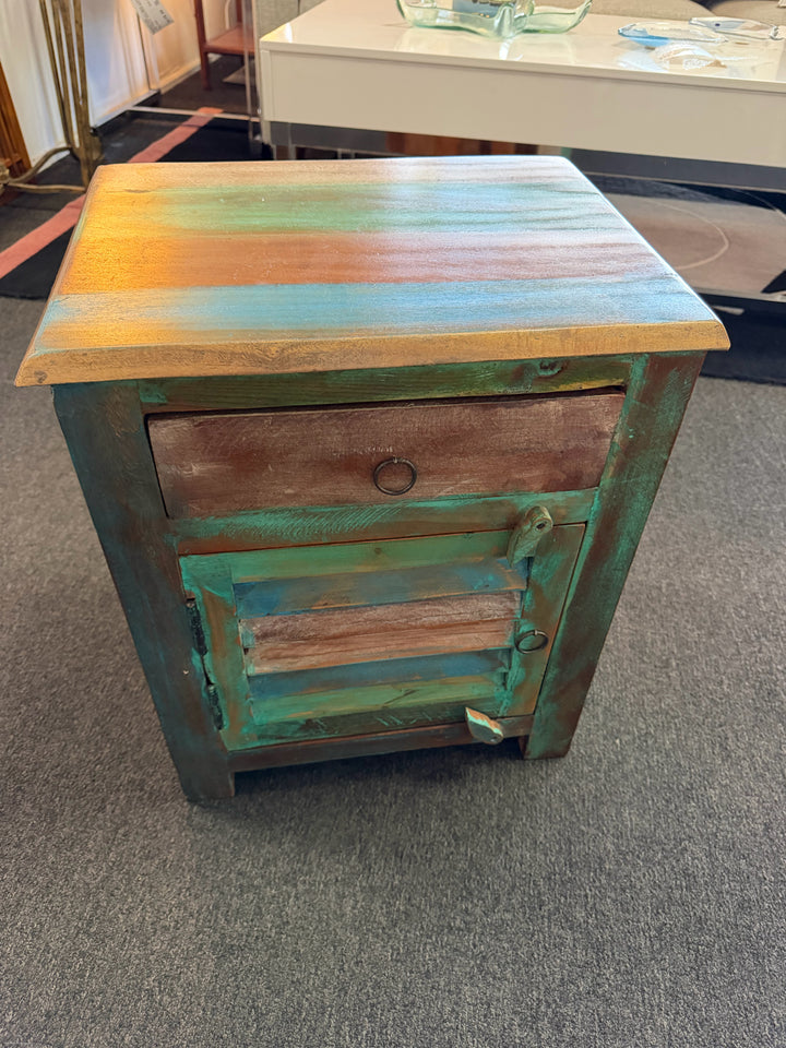 Vidaxl Reclaimed Wood Nightstand