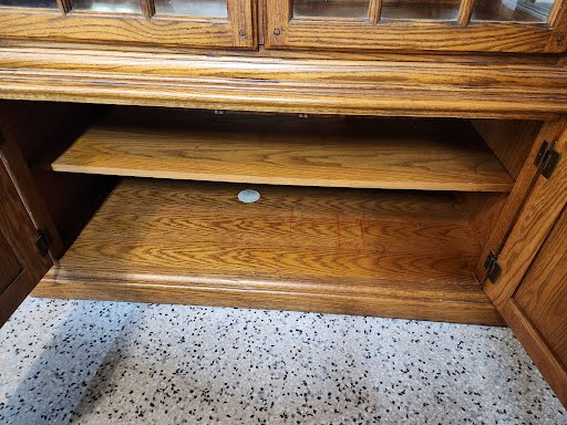 42" China Cabinet - Light Wood