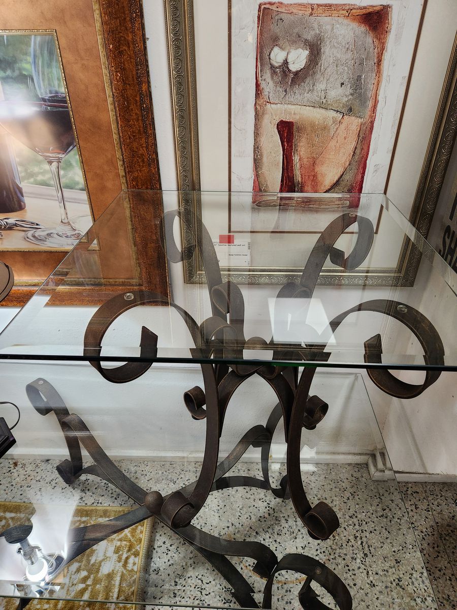 SET OF 2 | Metal Base End Table
