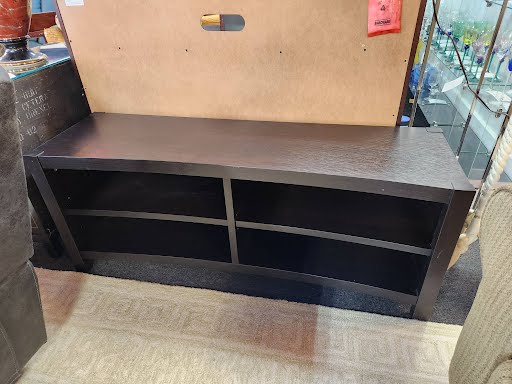 Black Round Edged Console Table