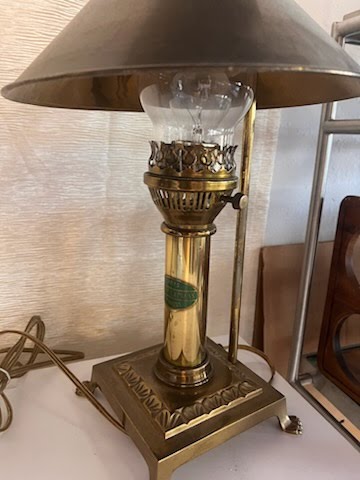 Electric Paris Orient Express Istambul oil lamp 21h