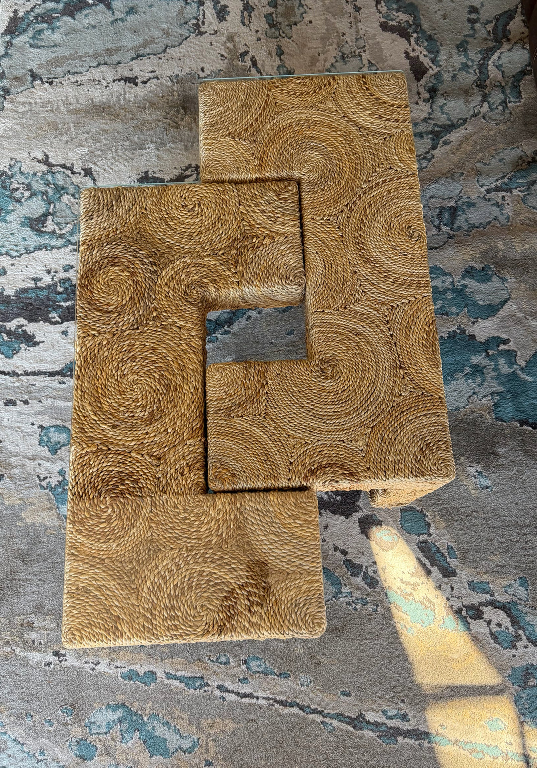 Rush interlocking coffee table