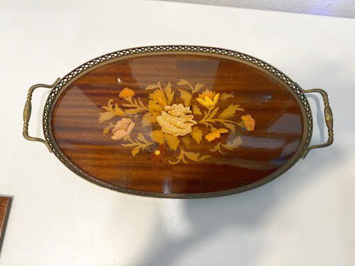 Wood Inliad Trays