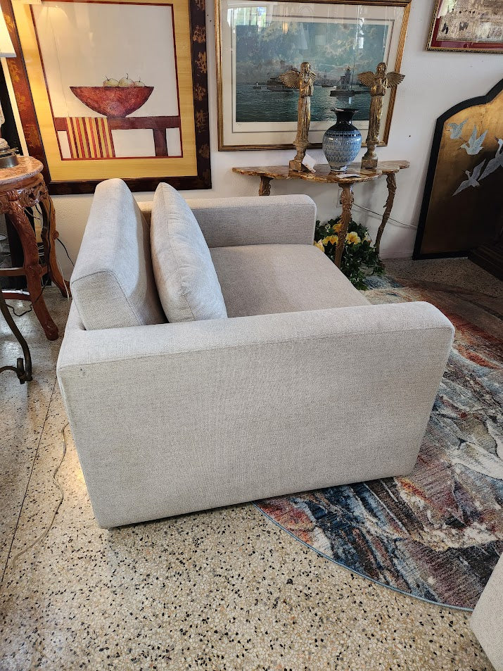 Grey Chair/ Twin Convertable Sleeper