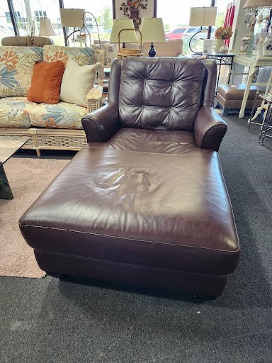 Chaise Brown Leather