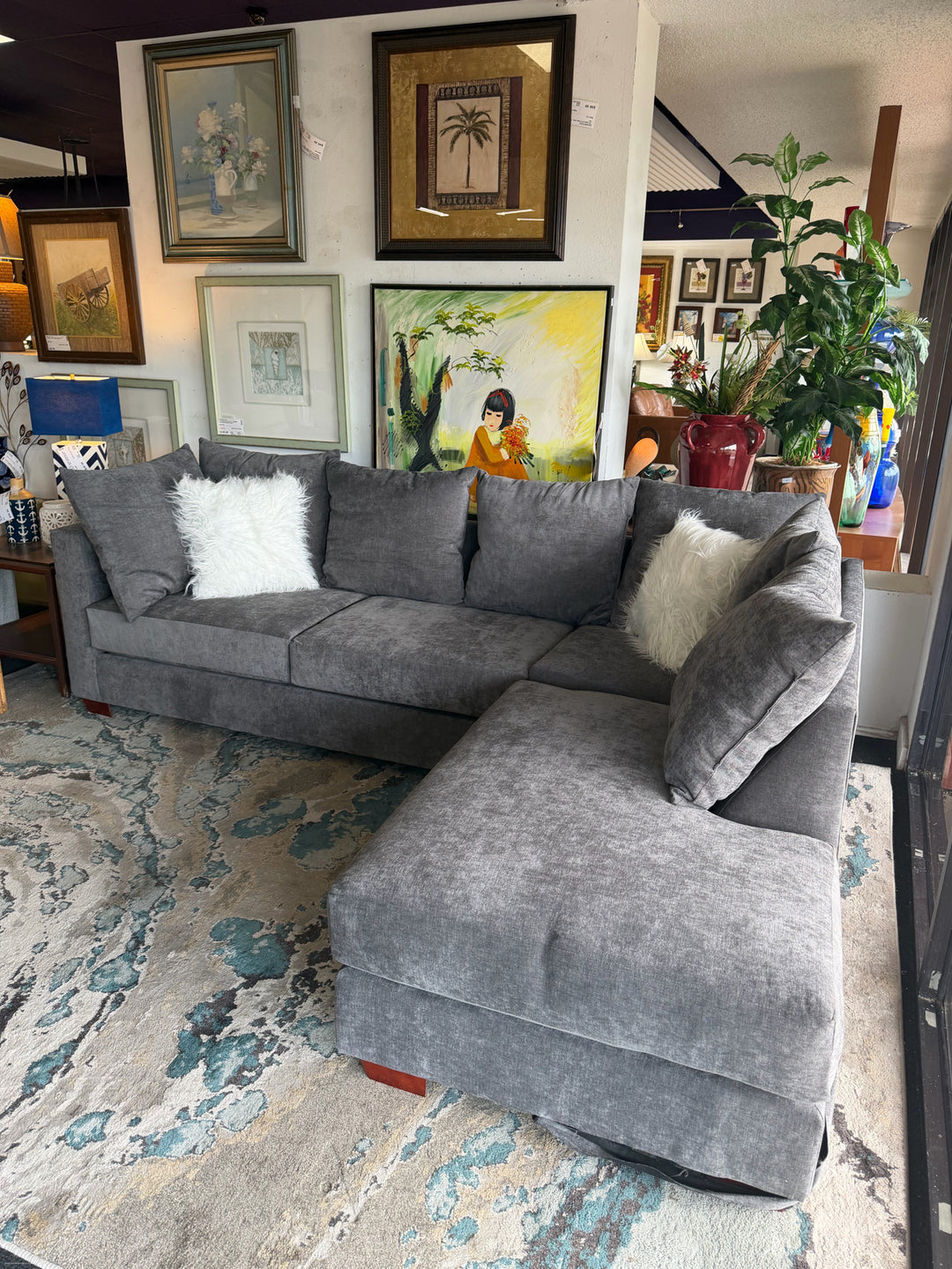 Neoliving Charcoal Sectional