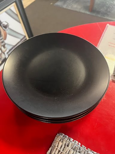 SET OF 4- Black Plates