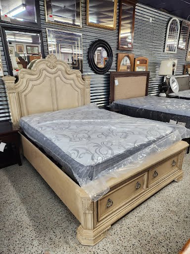 French Provincial Queen Storage Bed