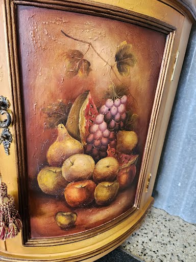 Half Moon Hand Painted Credenza