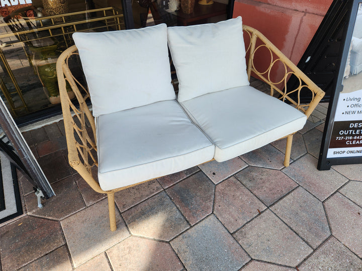 Wicker Outdoor Love Seat