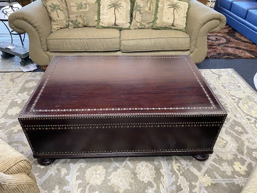 Tommy Bahama, 2 drawer brown coffee table