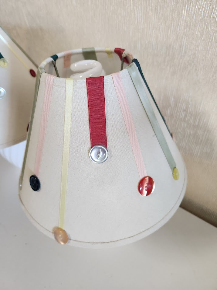 Button Shade Table Lamps