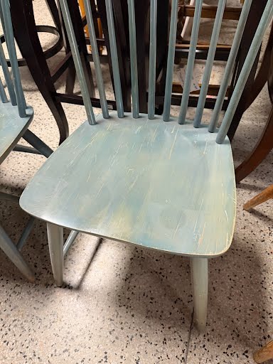 ETHAN ALLEN Windsor Chair - Teal