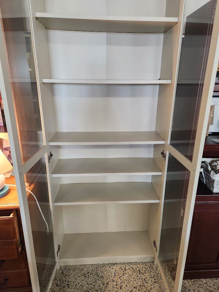 Glass 2- Door Bookcase