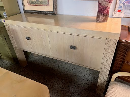 66W" Buffet Table - White Hickory