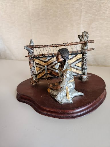 Legends C. A. Pardell Sculpture CHEIFS BLANKET Mixed Media