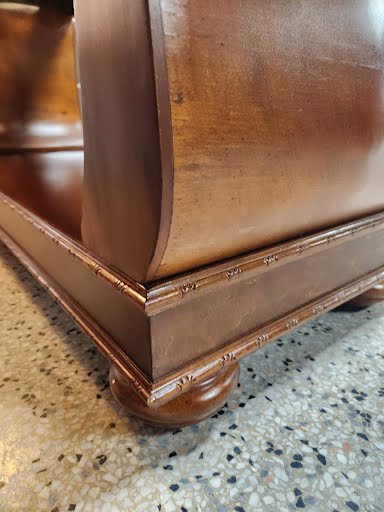 Glass Insert Sofa Table