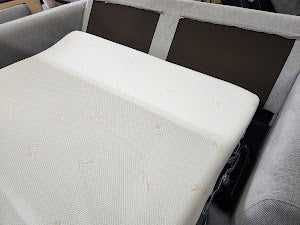 Grey Track Arm Sleeper Sofa