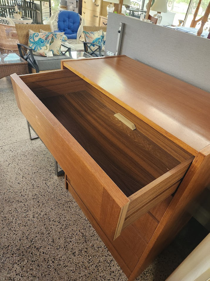 Light Wood 5 Drawer High Chest