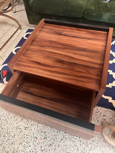 31" Square Coffee Table - Acacia Grain
