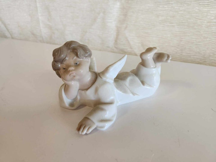 Angel Laying Down Figurine, LLadro