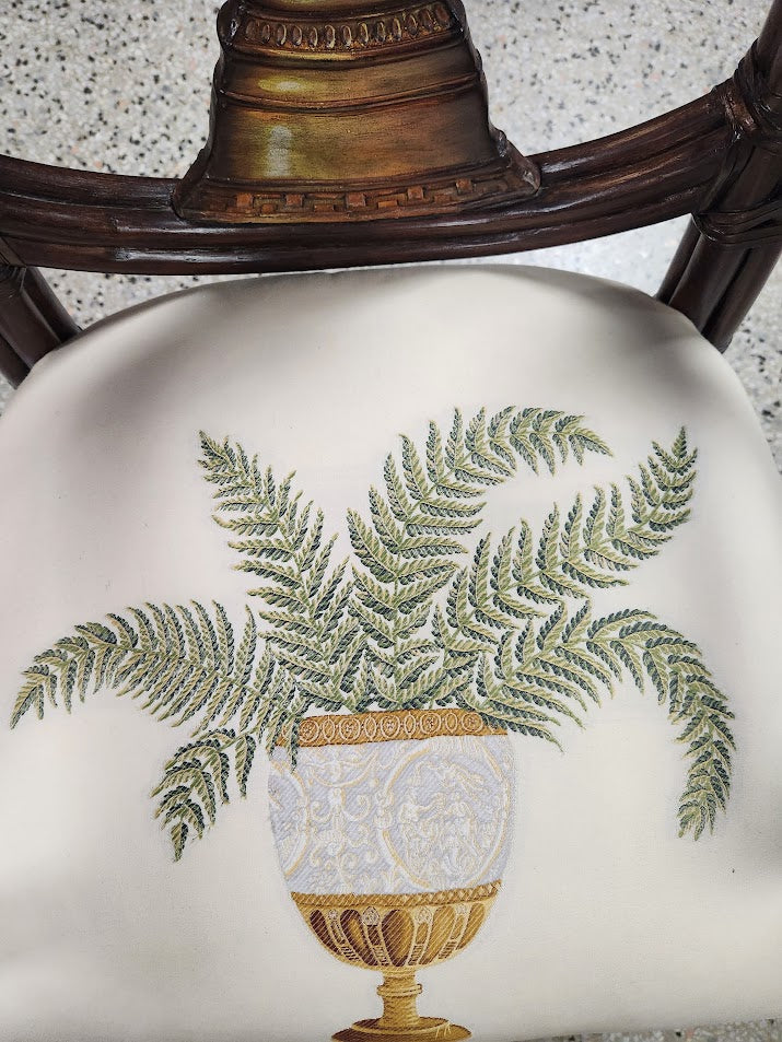 Maitland Smith Dark Wood Dining Set