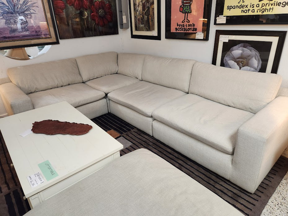 Sectional With Ottoman