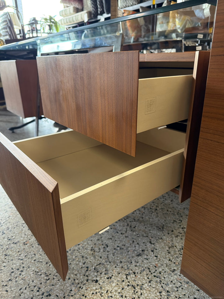 Design Within Reach Glass Top Desk