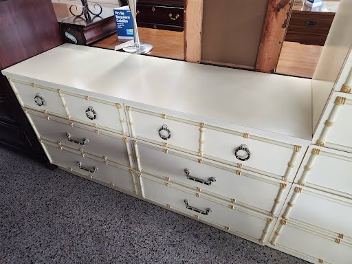 Faux Bamboo Dresser