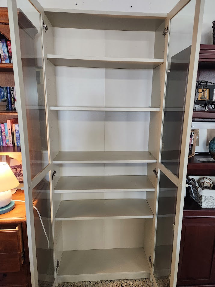 Glass 2- Door Bookcase