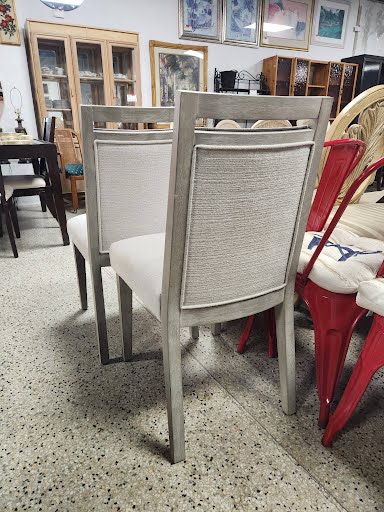 SET OF 2- Armless Dining Chairs